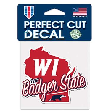 Imagem de Decalque de cor de corte perfeito Destination Wisconsin State/Wisconsin 10 x 10 cm, cor de corte perfeito do estado/Wisconsin, 10 x 10 cm, Multi, NA