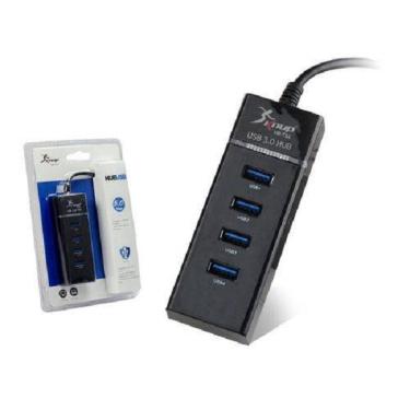 Imagem de Hub Usb 3.0 4 Portas 5.0 Gbps Preto Hb-T81 Hb-T81 Knup