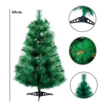 Imagem de Árvore De Natal Pinheiro Tradicional 60cm Fácil Montagem - Dt Shop