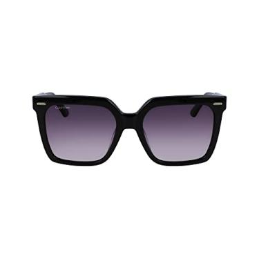 Imagem de CALVIN KLEIN Óculos de sol quadrados femininos Ck22534s, Preto, One Size