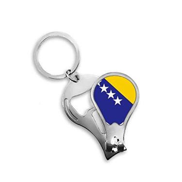 Imagem de Chaveiro abridor de cortador de unhas Bosnia Herzegovina Emblema Country