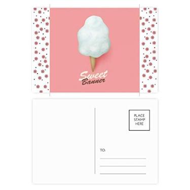 Imagem de Enorme pizes de ovos cremes, picolés de sorvete, flor de Natal, cartão postal de celebração