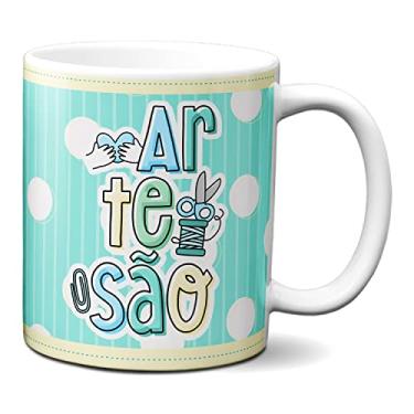 Imagem de Caneca Artesanato Artesão Profissão Presente Fofo Criativo (Branca)
