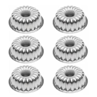 Imagem de Kit (6pcs) Forma Mini Bolo Suíça 2 Chicky Formas Onduladinha