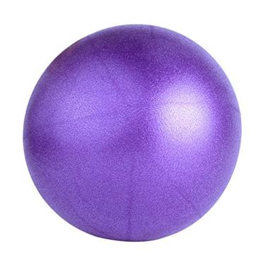 Imagem de Heaven2017 Mini bolas de exercícios femininas infantis à prova de explosão espessamento Fitness Yoga Ball Pilates Fitball (roxo)