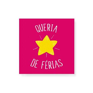 Imagem de Arte Maníacos Quadro Decorativo em Tela Canvas Quaria Star de Férias - 30x30cm