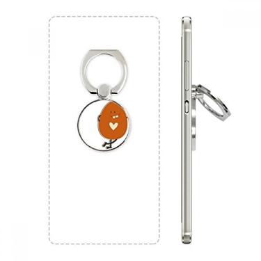 Imagem de Suporte de anel de telefone com ovo marrom para festivais de religião da Páscoa