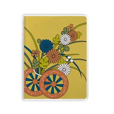 Imagem de Caderno de flores para culturas japonesas outono diário capa macia