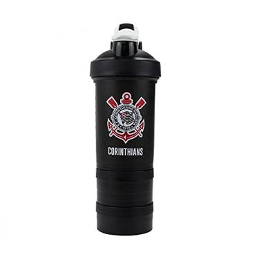 Imagem de Garrafa Shakeira Com Mola Corinthians 500ml
