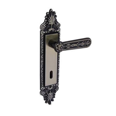 Imagem de Fechadura Saturno Int Colonial, Arouca Fechaduras, 405855/55-Zbo, Oxidado