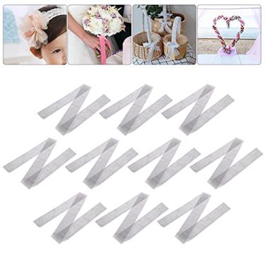 Imagem de Fita de renda, fita de renda decorativa linda cor estilo retrô para costura para ouvidos para roupas para pacthing (cinza-S8)