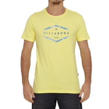Imagem de Camiseta Billabong Entry I Masculina Amarelo