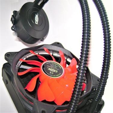 Imagem de Water Cooler Hydro 120mm Led Red Silencioso Luminoso (Intel/AMD) (Vermelho)