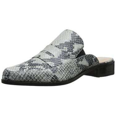 Imagem de French Connection Sapatilha feminina Louis, Cobra preta/branca, 40.5 EU/9.5 M US