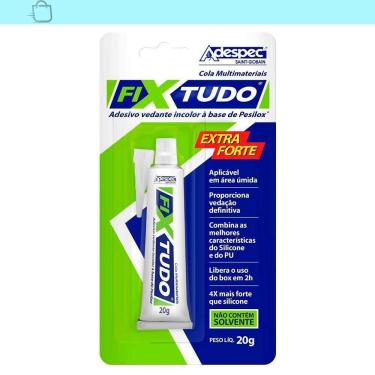 Imagem de Cola De Alta Resistencia Cola Adespec Fix Tudo 20grs