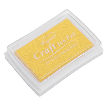 Imagem de NC Yotijay Almofadas De Tinta, Carimbos De Almofadas De Tinta, Impressões Digitais De Almofadas De Tinta Para De Papel, Amarelo