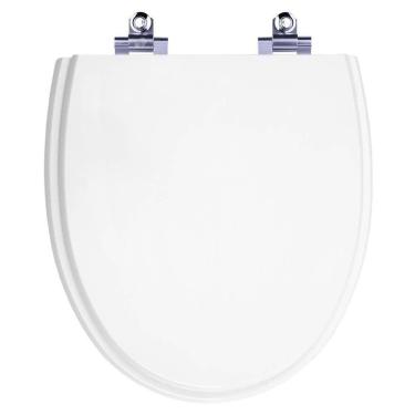 Imagem de Assento Sanitário Laqueado Soft Close Eros Branco para vaso Incepa