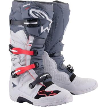 Imagem de Bota Alpinestars Tech 7 Enduro Cinza/Vermelho