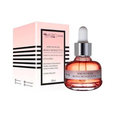 Imagem de Sérum Facial Regenerador e Hidratante Rosa Mosqueta MaxLove - 30ml | Enriquecido com Extratos Naturais e Ácido Hialurônico | Ação Anti-Inflamatória e Antioxidante