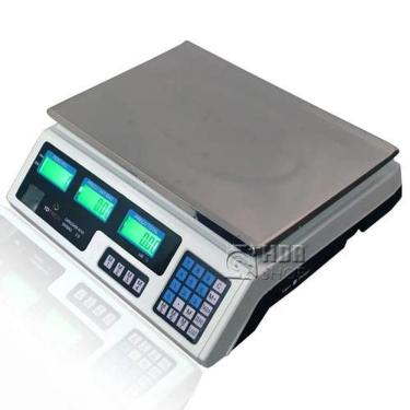 Imagem de Balança Digital 40 Kg Cinza