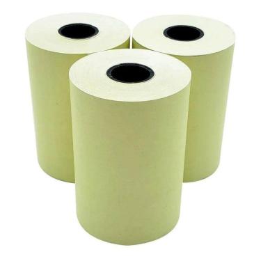 Imagem de Bobina Térmica 57X10 Amarela 58Mm P/Cartão Crédito 30 Un