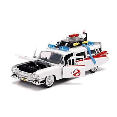 Imagem de Veículo Ecto-1 - Ghostbusters - Metal Discast - 1/24 - Jada