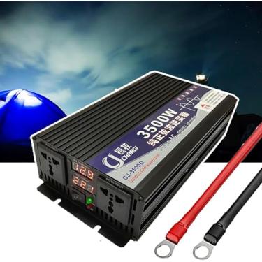 Imagem de Inversor Onda Senoidal Pura (3500w 4000w 5000w), Display Digital Duplo - Soquete Universal Duplo, Inversor De Energia, Conversor De TensãO Dc 12v/ 24v/48v/60v Para Ac 110v / 220v,4000W-72Vto110V