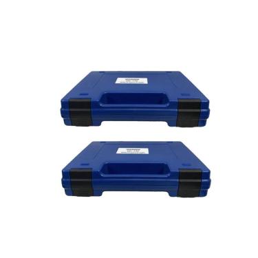 Imagem de Kit 2 Maleta Transporte Equipamentos Alça 242x175x20mm Armazenamento Reagentes Trava Es...