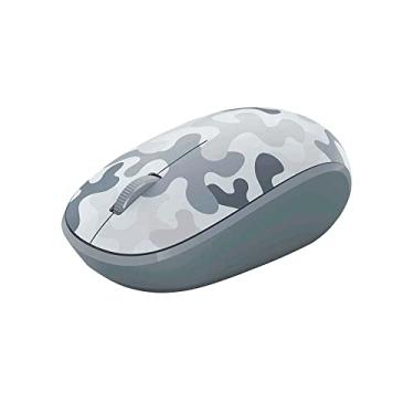 Imagem de Microsoft Mouse Bluetooth – Camuflagem florestal. confortável, uso destro/esquerdo, 3 botões, mouse Bluetooth sem fio para PC/laptop/desktop, funciona com computadores Mac/Windows, 8KX-00001