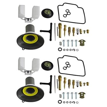Imagem de Gaxeta de carburador de carburador Scarews Kit de reparo de válvula de corte de ar kit de reconstrução para PD24J GY6 125CC ATV Go Kart Moped Scooter 22MM (Cor: 2SET)