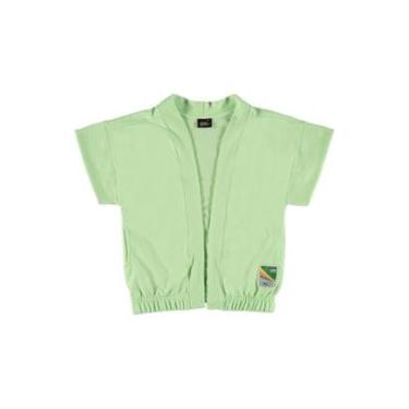 Imagem de Kimono Oversize Juvenil em Moletom Gloss-Feminino