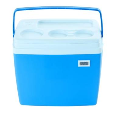Imagem de Caixa Térmica Cooler 18 litros com Termômetro Digital Simples e Certificado de Calibração