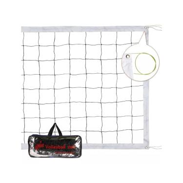 Imagem de Rede de voleibol econômica com cabo de aço 9,75x0,9m
