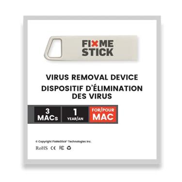 Imagem de FixMeStick Stick de remoção de vírus por computador para Macs Apple - Uso ilimitado em até 3 laptops ou desktops Apple por 1 ano - Funciona com seu antivírus