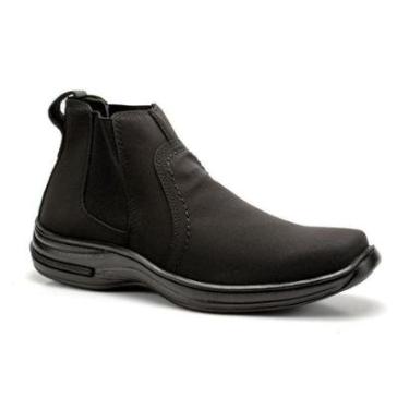 Imagem de Botina Conforto Masculina Ortopédica Dia a Dia-Masculino