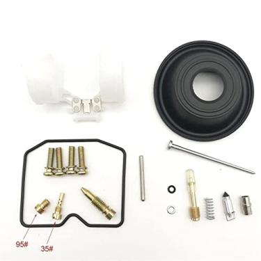 Imagem de Kit de reparo de carburador para eliminador KPS EL250 ZL250LX 1988-1997 Configurar diafragma de vácuo e flutuador EL ZL 250LX 250 LX(1 conjunto)