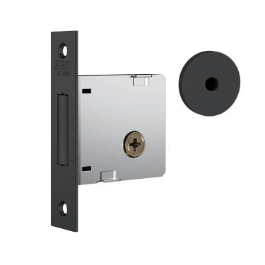 Imagem de Fechadura Auxiliar Tetra 1004 Preto Stam Preto