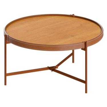 Imagem de Mesa De Centro Aqua Grande Nature Cobre - Imcal