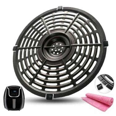 Imagem de Nvkwca Rack de fritadeira a ar de 5 litros para fritadeiras Gourmia GAF575/PowerXL/Ninja Foodi, frigideira a ar premium, placa de grelha, bandeja de inserção de grelha, grade de prateleira para