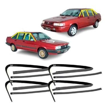 Imagem de Kit Borracha Canaleta Santana 4 Portas 1984 A 1997 - Disk Bor