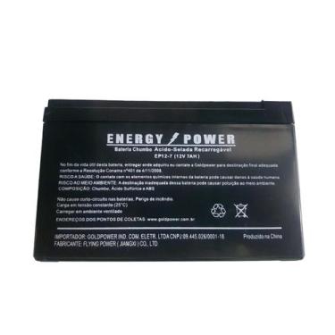 Imagem de Bat 12v 7ah Para Nobreak Apc Be600 Br1200 Br1500 12v 7ah - Energipower