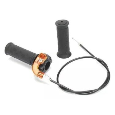 Imagem de Punho Acelerador + Manopla + Cabo Mini Moto Cross 49cc - FUNX