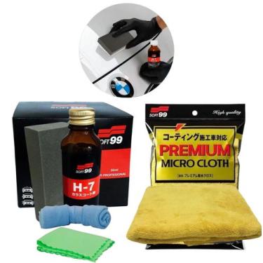 Imagem de Vitrificador Profissional Soft 99 Glas Coat H-7 50ml + Toalha Micro Fi