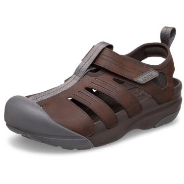 Imagem de Crocs Sandália masculina Yukon Fisherman, Expresso, 42