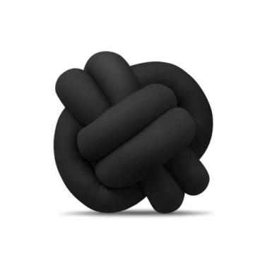 Imagem de Almofada Nó Nozinho  - Gaby Flor Confecções , Preto