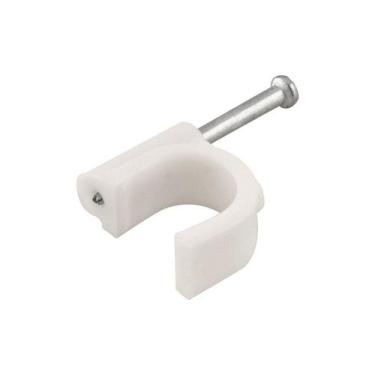 Imagem de Fixa Fio Redondo 8mm Branco Com 100 Vonder, Branca