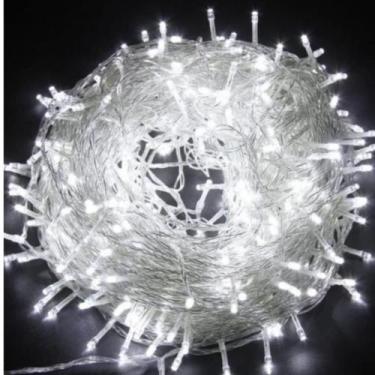 Imagem de Pisca Pisca Branco 220v Led 100 Lâmpadas 8 funções 9 Metros - RT