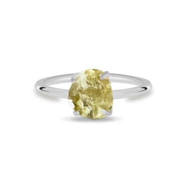 Imagem de Aliança Mica - Cristal Natural, Banho Ouro 18k
