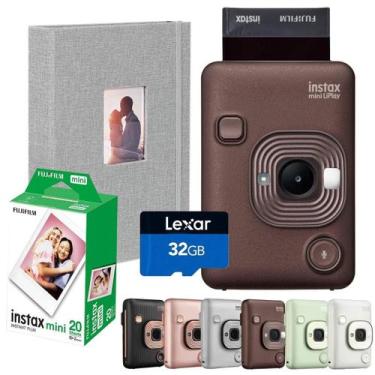 Imagem de Câmera e Impressora Bluetooth Instax Liplay Hibrida com 20 Fotos + Car