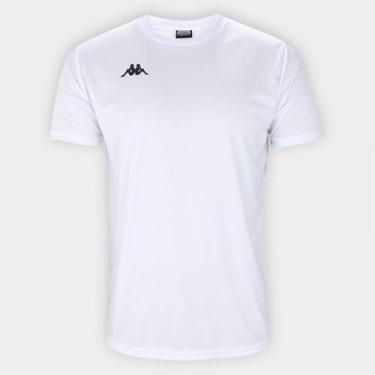 Imagem de Camisa Kappa Fardamento Modena Masculina, Branco, G